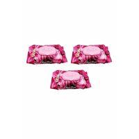 3 Paket Red Rose Islak Havlu Mendil 90 Adet Kapaklı Gül Kokulu