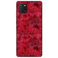 Mermer Desenli (6) Tema Silikon Kılıf Kırmızı Samsung Galaxy Note 10 Lite Kılıf