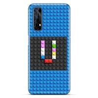 Lopard Oppo Realme 7 Uyumlu Kılıf BloX (35) Fit Design Kılıf V Harfi