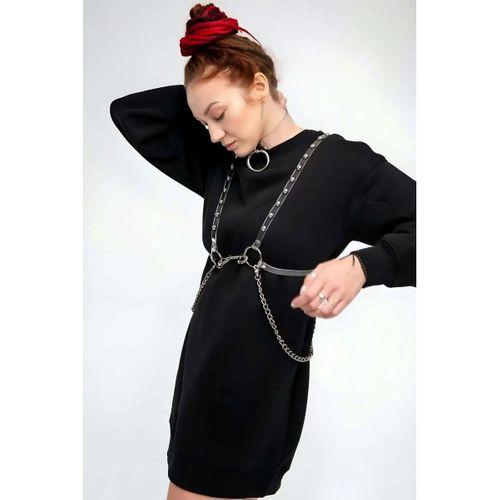 Şık - Şeffaf Kemer ve Choker Takım - APFT826