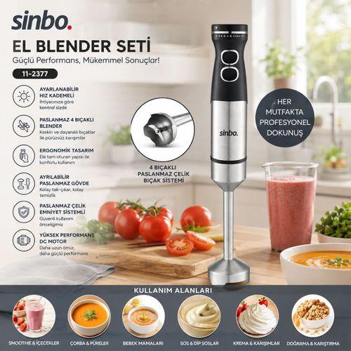 Çelik Uçlu El Blender 300W