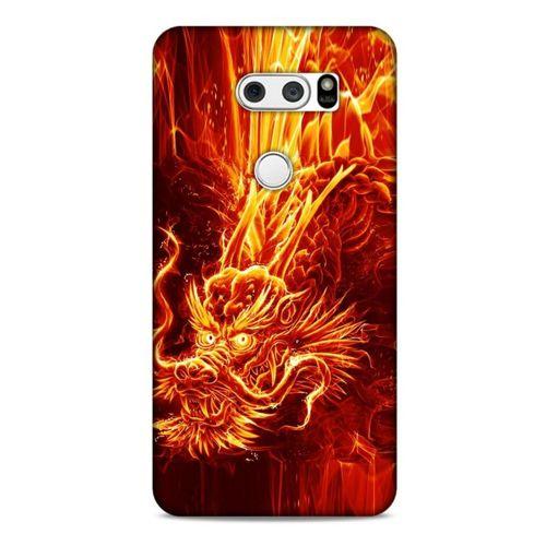 LG K50S Kılıf Dragons (12) Koruyucu Silikon Ateş Ejderhası