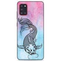 Lopard Samsung Galaxy A31 Uyumlu Kılıf Tattoo's (31) TPU Kılıf Balık Dövmesi