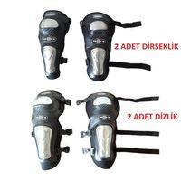 SEVGENT Motosiklet Dizlik Ve Dirseklik 4 Lü Set