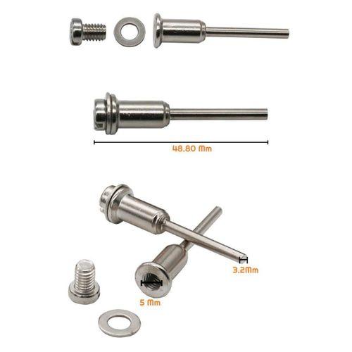 Sepetinegelsin Metal 6 Parça Mini Matkap Ucu Ahşap Kesme Yuvarlak Çelik Bıçak Disk Testere Seti Kiti