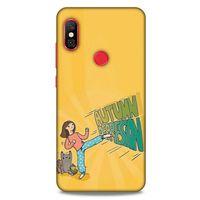 Xiaomi Mi A2 Lite Kılıf Depresyon (44) Tough Armor Kılıf Mor Kahve