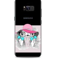 Zoologix (63) Samsung Galaxy S8 Plus Şeffaf Kılıf Silikon Desenli