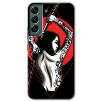 Galaxy S22 Kılıf HD Desen Baskılı Arka Kapak - Samurai Girl