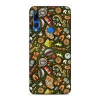Huawei Y9 Prime 2019 Kılıf Barbeku Doodle Arka Kapak Silikon Koruma Full Koruyucu