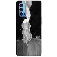 Oppo Reno 4 Pro Kılıf Depresyon (24) Darbe Emici Kılıf Kahve Sarı