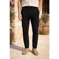 Herbert Nova Pike Kumaş Regular Fit Jogger Erkek Pantolon - Siyah