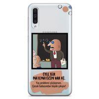 Samsung Galaxy A50 Kılıf Caps Matematik Arka Kapak Koruma Desenli Full Koruyucu
