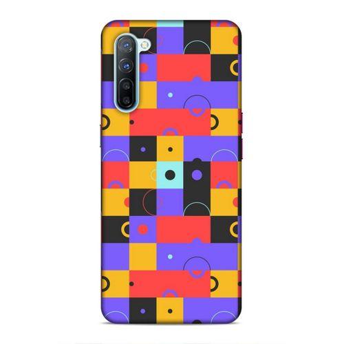 Oppo Reno 3 Uyumlu Kılıf Insomnia (37) Silicone Cover Mor Sarı
