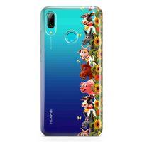 Huawei P Smart 2019 Kılıf Keçi At Eşek Arka Kapak Koruma Desenli Full Koruyucu