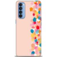 Oppo Reno 4 Pro Kılıf HD Baskılı Kılıf - Parça Tuval + Tam Ekran Koruyucu