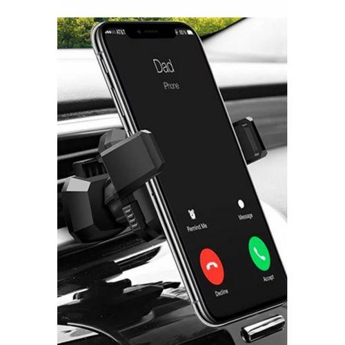 Araç Havalandırmasına Takılan Dönebilen Güçlü Telefon Tutucu HR11