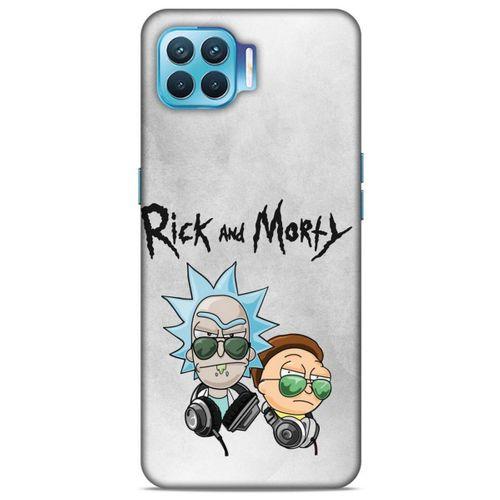 Oppo Reno 4 Lite Uyumlu Kılıf Rick And Morty (4) Koruma Kılıfı Eye Patch Morty