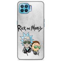 Oppo Reno 4 Lite Uyumlu Kılıf Rick And Morty (4) Koruma Kılıfı Eye Patch Morty