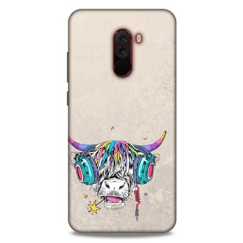 Animax DJ İnek Xiaomi Pocophone F1 Kılıf Desenli Silikon