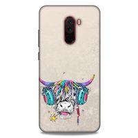 Animax DJ İnek Xiaomi Pocophone F1 Kılıf Desenli Silikon