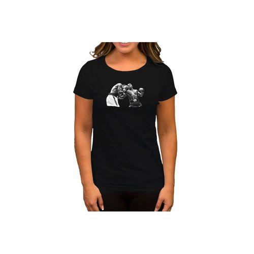 Mike Tyson Art Of Fight Siyah Kadın Tişört