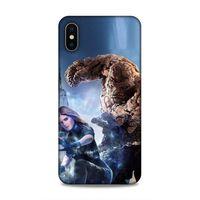 Apple iPhone XS Max Uyumlu Kılıf BMovie (47) Crystal Flex Kılıf Fantastik Dörtlü