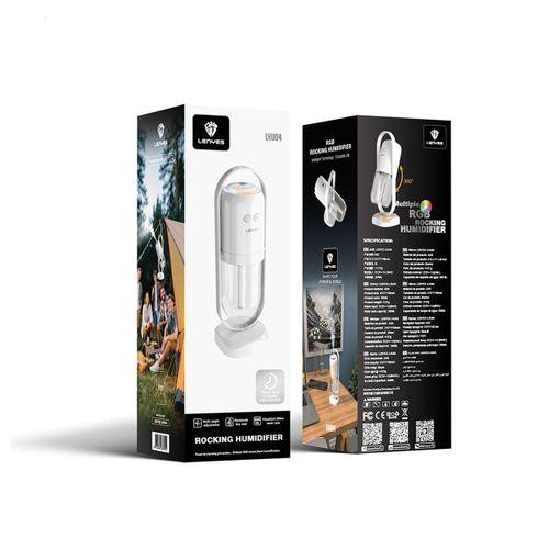 Lenyes LHU04 Kum Saati Tipi 360 Derece Dönebilen RGB Atmosfer Işıklı Sessiz Hava Nemlendirici