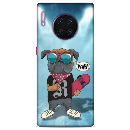 Huawei Mate 40 Pro Kılıf Köpek Kıyafetleri (4) Koruma Kılıfı Bulldog Fular
