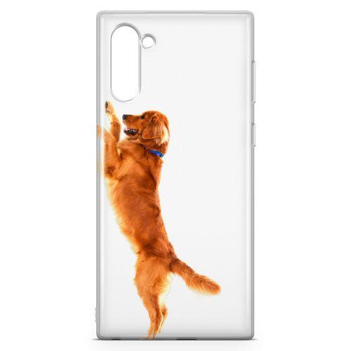 Samsung Galaxy Note 10 Kılıf Golden Retriever Arka Kapak Koruma Desenli Full Koruyucu