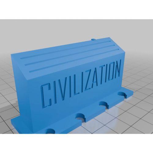 Civilization Masa Oyunu Şehir Kart Tutucu (Bu ürün Sadece Plastik parçadır - Almadan Önce Soru Sorabilirsiniz)