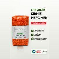 Organik Kırmızı Mercimek 750gr