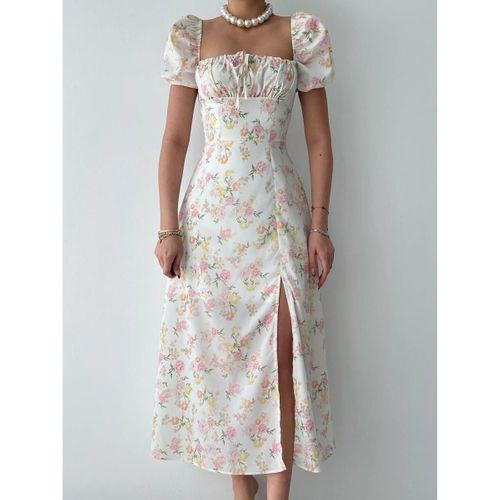 Zeze Balon Kol Elbise