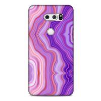 Mermer Desenli (46) Tema Core Armor Kılıf Lavanta LG K40S Kılıf