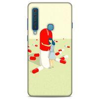 Samsung Galaxy A9 2018 Kılıf Depresyon (19) Kılıfları Kahve Turuncu
