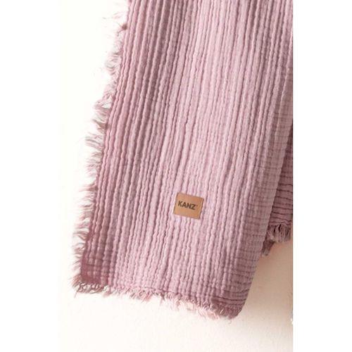 Kanz Kanz Bebek 4 Kat Müslin Örtü Knz-027 Gül Kurusu