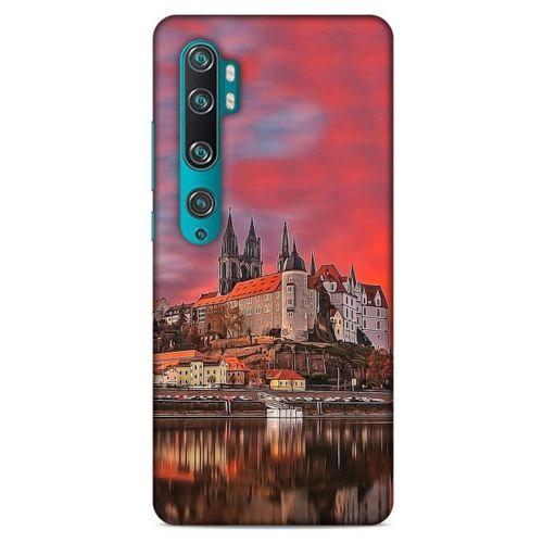 Xiaomi Mi Note 10 Kılıf Almanya (30) Silicone Case Nehir Şato