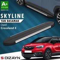 S-Dizayn Opel Crossland X Skyline Krom Yan Basamak 173 Cm 2017 Üzeri A+ Kalite