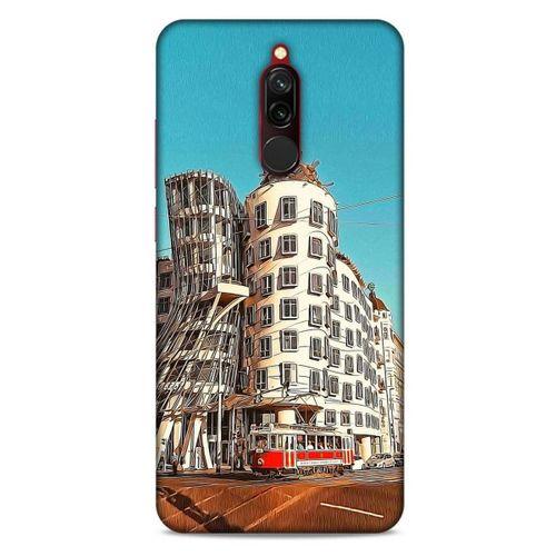 Xiaomi Redmi 8 Kılıf Dünya Mimarisi (35) Fit Design Kılıf The Dancing House Çekya