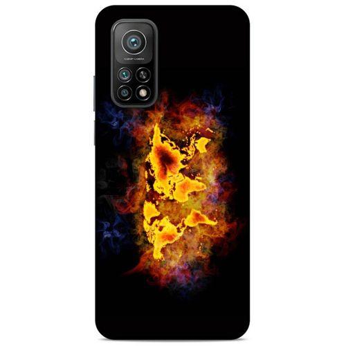 Lopard Xiaomi Mi 10T Pro 5G Uyumlu Kılıf FireX (43) Thin Fit Kılıf Dünya Haritası