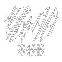 YAMAHA Yamaha Xmax Uyumlu Sticker Set 001