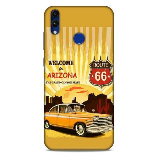 Retro (14) Desen Lansman Kılıf Renkli Huawei Honor 8C Kılıf