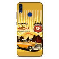 Retro (14) Desen Lansman Kılıf Renkli Huawei Honor 8C Kılıf