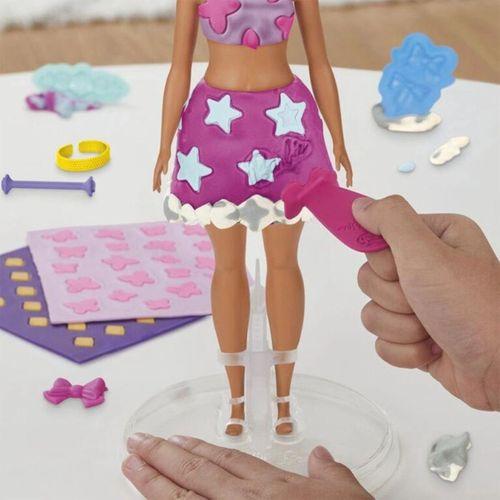 G1355 Barbie Designer Desen Paketi Hamur Oyun Seti  +3 yaş