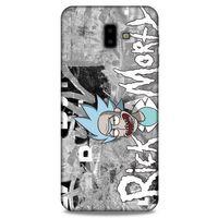 Samsung Galaxy J6 Plus Uyumlu Kılıf Rick And Morty (10) Full Koruma Kılıfı Space Beth