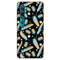 Xiaomi Mi Note 10 Kılıf Desenli Özel Seri Tüyler (26) Tpu Silikon Kılıf