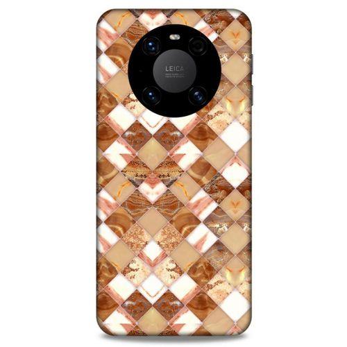 Lopard Huawei Mate 40 Pro Uyumlu Kılıf Mermer Desenli (24) Darbe Emici Kılıf