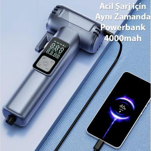 Zhltools ST-5530 Dijital Şarjlı Araç Lastik Hava Şişirme Pompası Power bank Penere Kırıcı