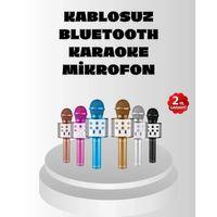 Kablosuz Bluetooth Karaoke Mikrofon  Yankı Efektli