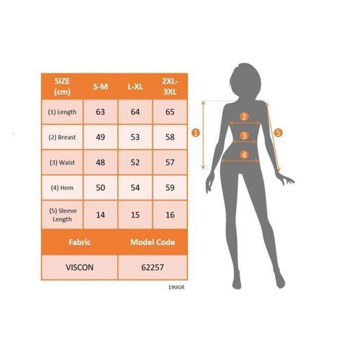 Kadın Kısa Kollu V Yakalı Viskon Bluz