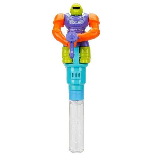 Robot Figürlü Su Oyunu - Baloncuk Oyunu - 625P - Yeşil Kasklı